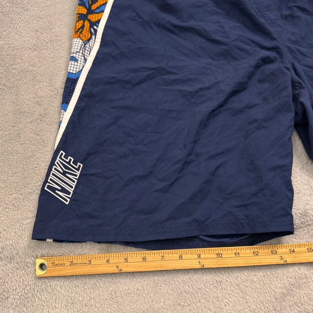 NWT Nike Men's Swim Trunks Size XXL Blue With‎ Liner and Drawstring
